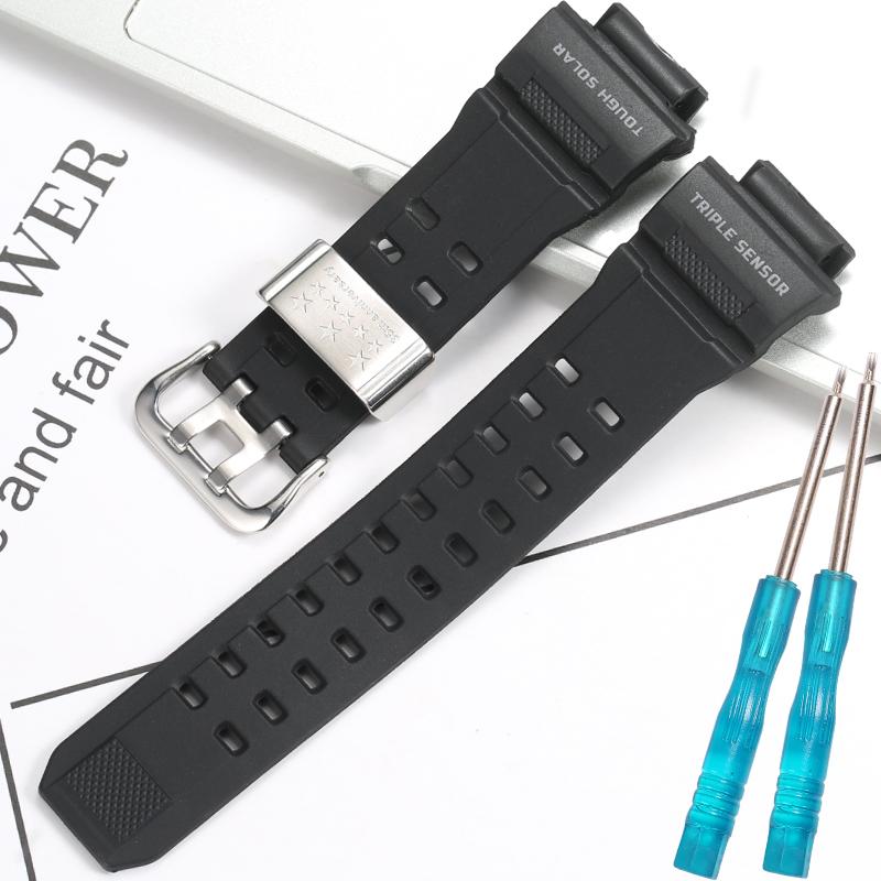 Für Casio 10455201 Ersatz-Harzarmband Passend für GW-9400-1 Uhrenarmband Rangeman GW-9400 Herrenarmband Sportuhr Zubehör