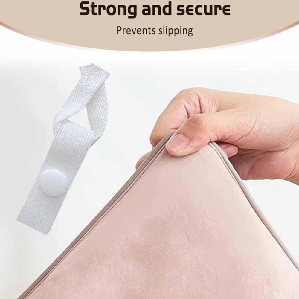 4/8/16PCS Four Corner Fixed Quilt Cover Ties Flat Rope Binding Duvet Cover Straps  Home Use