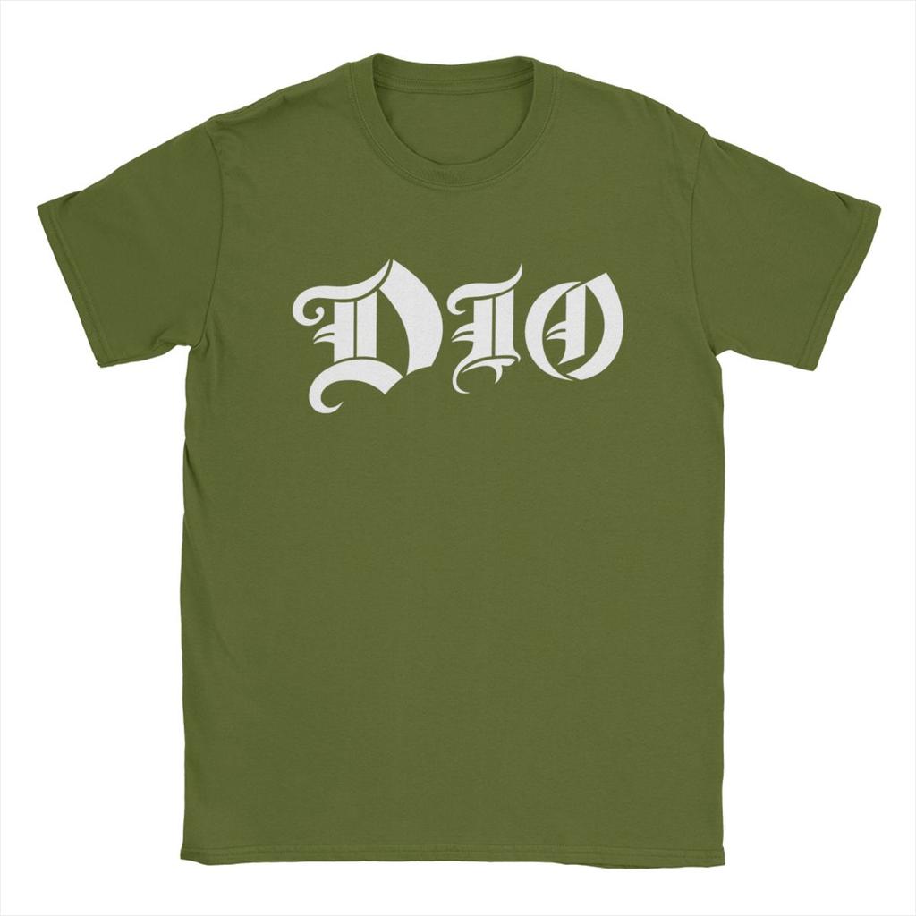 Novelty 80s Heavy Metal Dio T-Shirt for Men Crew Neck 100% Cotton T Shirt Short Sleeve Tees Gift Idea Clothes