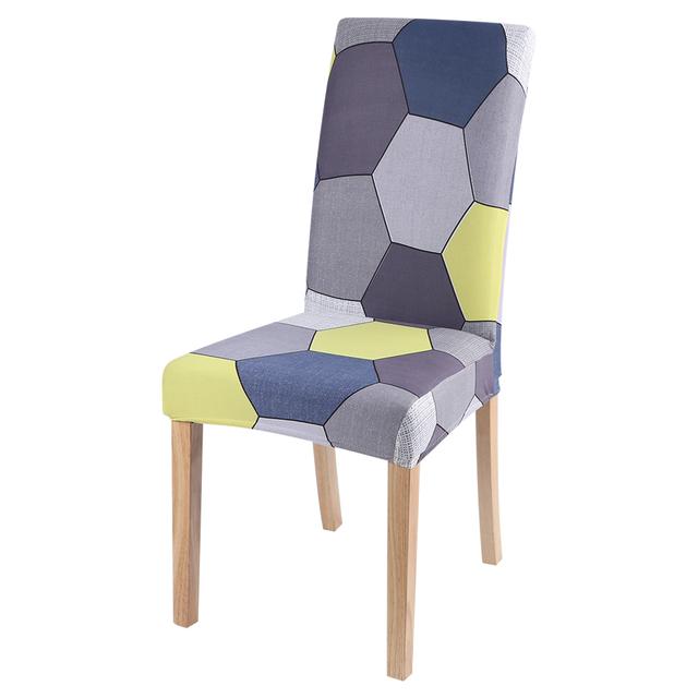 Elastic Dining Chair Cover Home Wedding Chair Cushion Removable Slipcovers Protector Anti -Dust Furniture Decor For Banquet Party