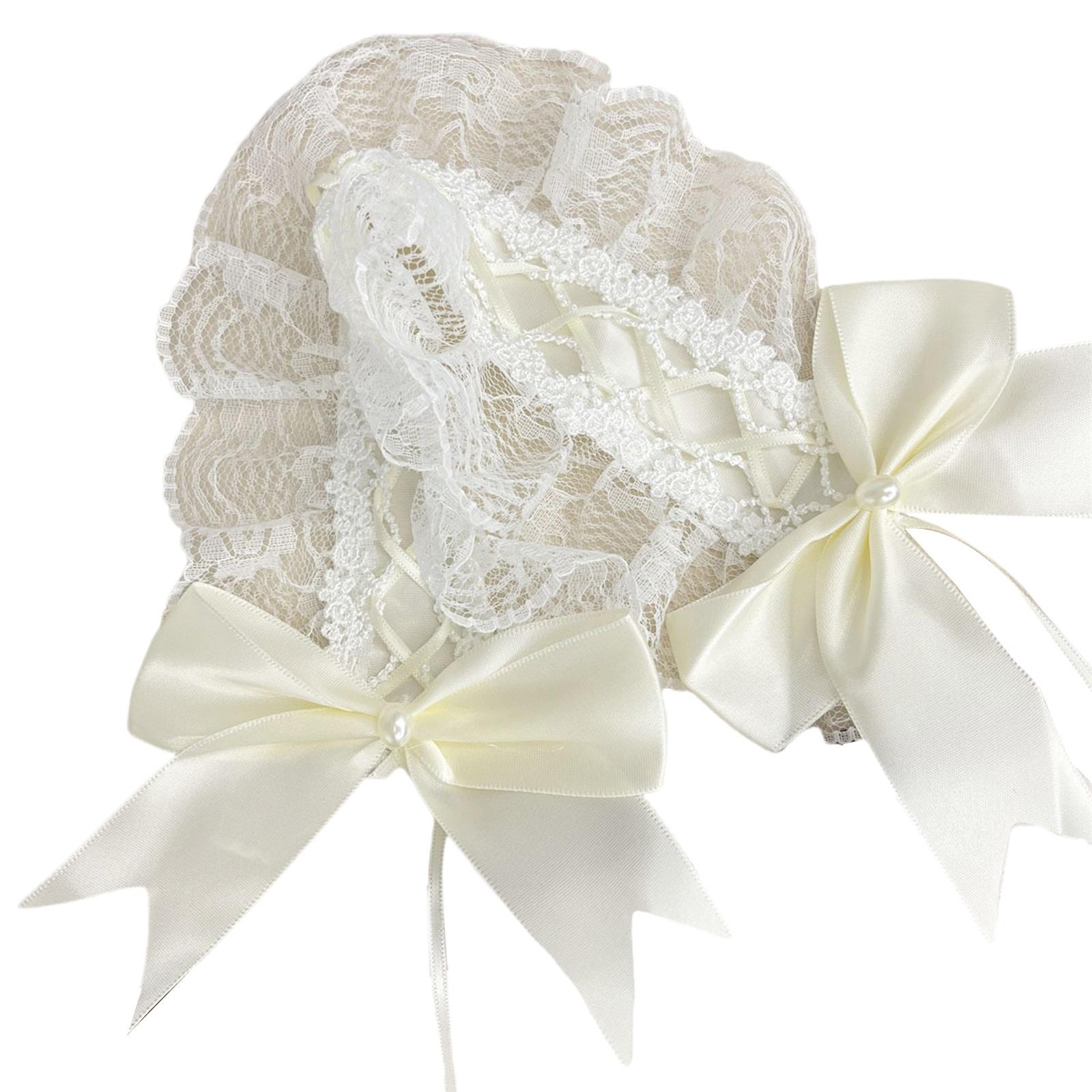 

Субкультура Кружевная отделка Повязка на голову Аниме Костюм Повязка на голову для Женщин Девушек Вечеринка Головной убор Y2K Сладкий Кружевной Бантик Широкая Повязка на голову жёлтый