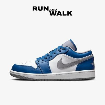 Buty Jordan 1 Low True Blue Cement Grey 553558-412