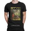 STYX Creative TShirt for Men Band The STYX Grand Illusion Round Collar Basic T Shirt Personalize Birthday Gifts OutdoorWear
