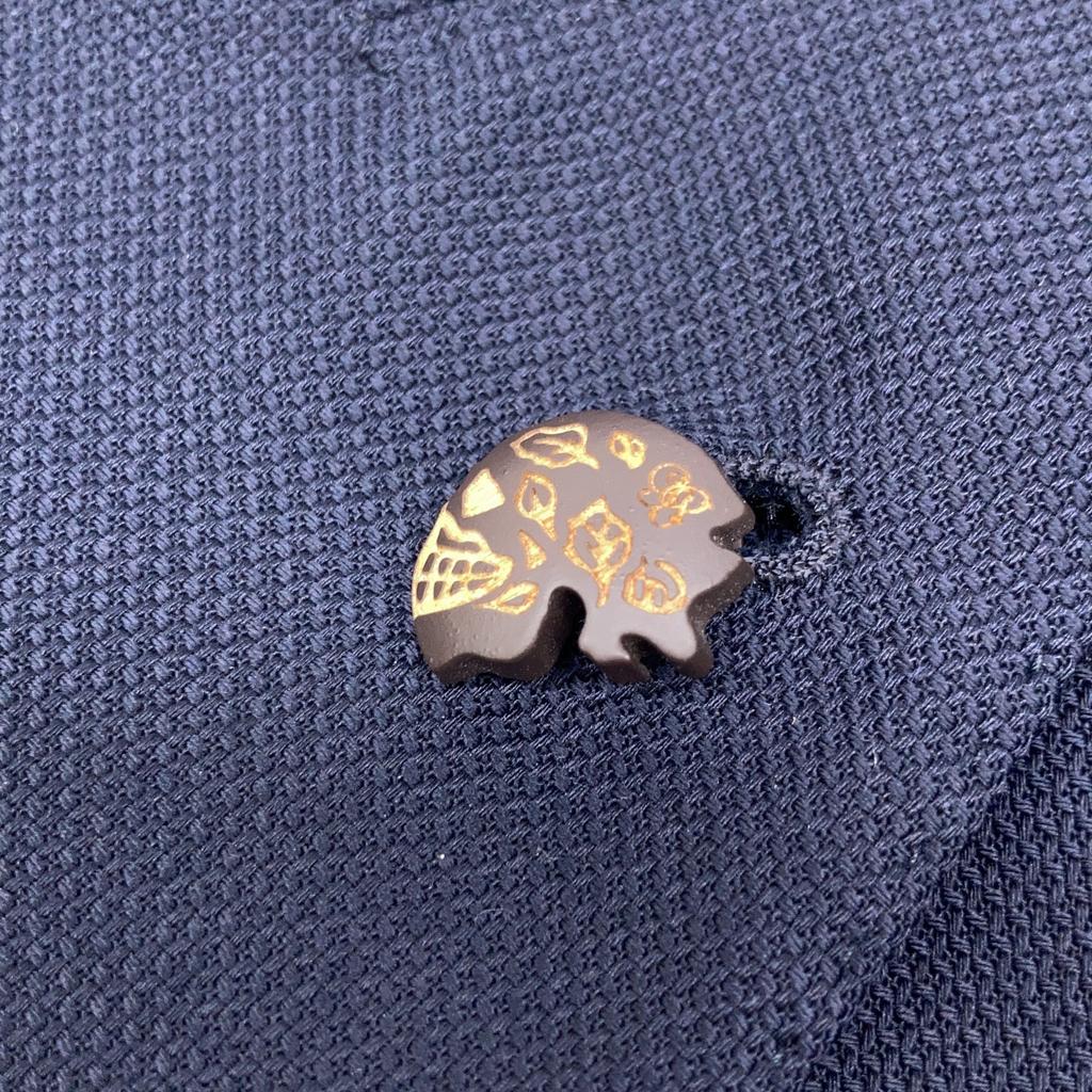 GABRIELE PASINI Navy Poly 55% Wool 45% Double Jacket Jacket 44 NavyUsed