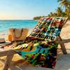 Roblox Personalized Text Beach Towel Super Soft & Absorbent Perfect for Traveling Yoga Camping and Swimming