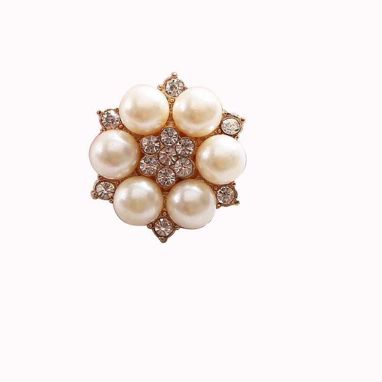 Creative Pearl Flower Diamond DIY Mobile Case Jewelry Accessories