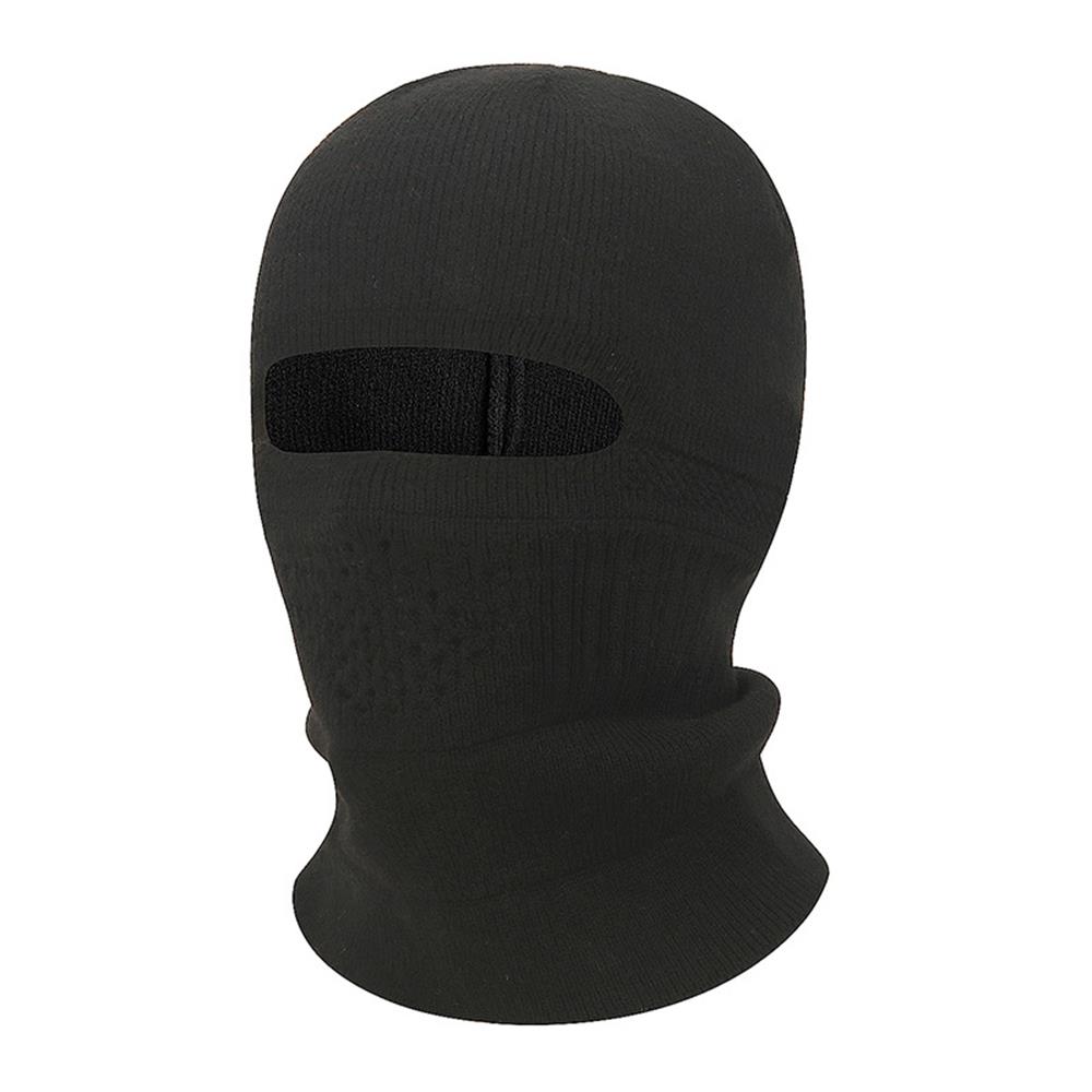 2In1 Winter Balaclava Beanie Hat Outdoor Full Face Mask Warm Ski Tactical Cycling Cap Men Outdoor Sports Cold-proof Knitted Cap