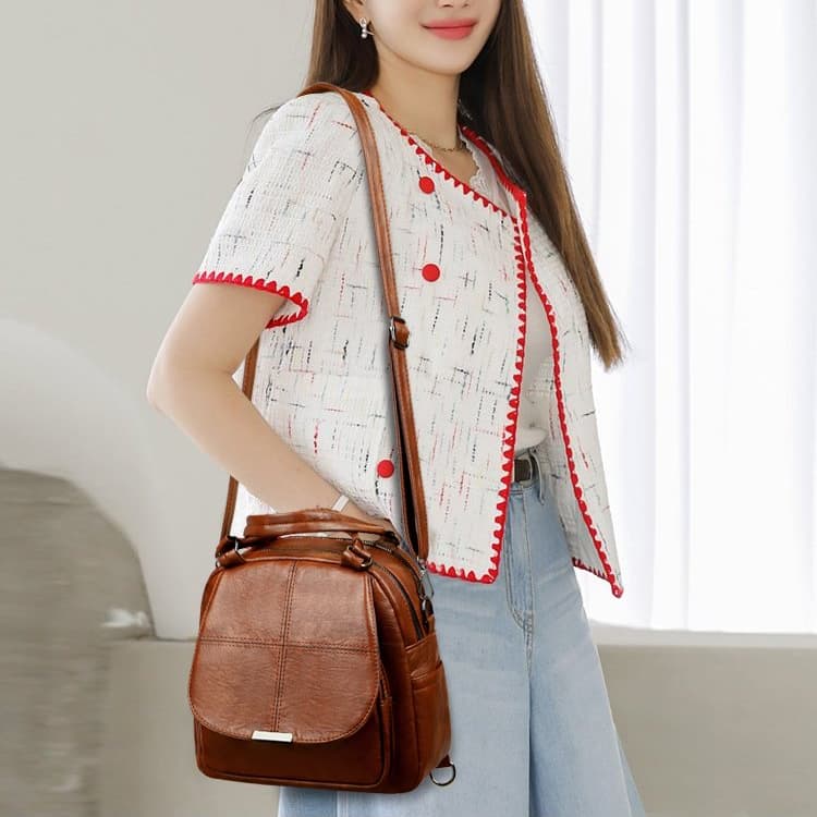 New Women's Handheld Shoulder Bag Backpack