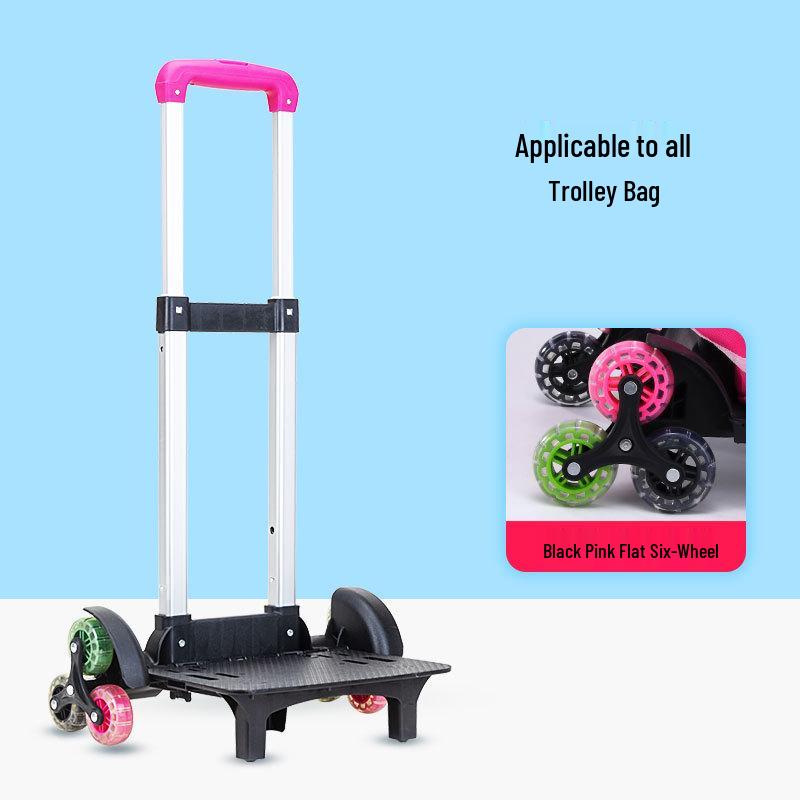 

«Складной детский рюкзак с 3-х или 6-ти колесной мигающей лестничной стойкой»