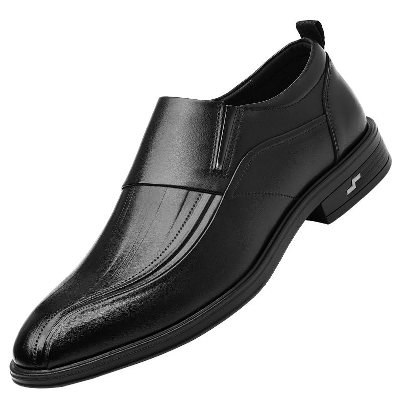 Herren formelle Lederschuhe Minimalistische und hochwertige Designstile Freizeit Business und Büro Schwarz oder Erwachsenenschuhe Heiß