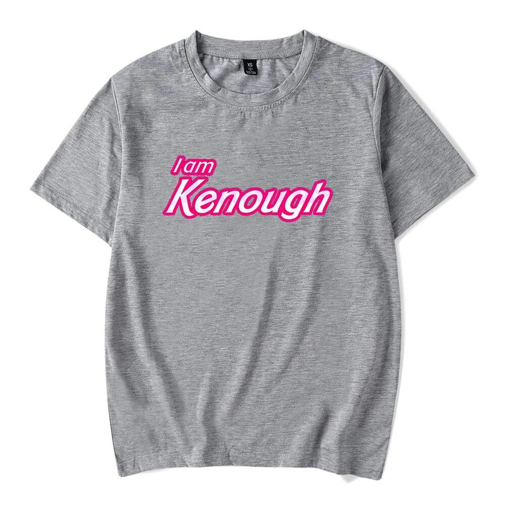 I Am Kenough Merch T-shirt Fashion Crewneck Short Sleeve Tee Unisex Women's Tshirt 2023 New Movie Funny Clothes Unisex