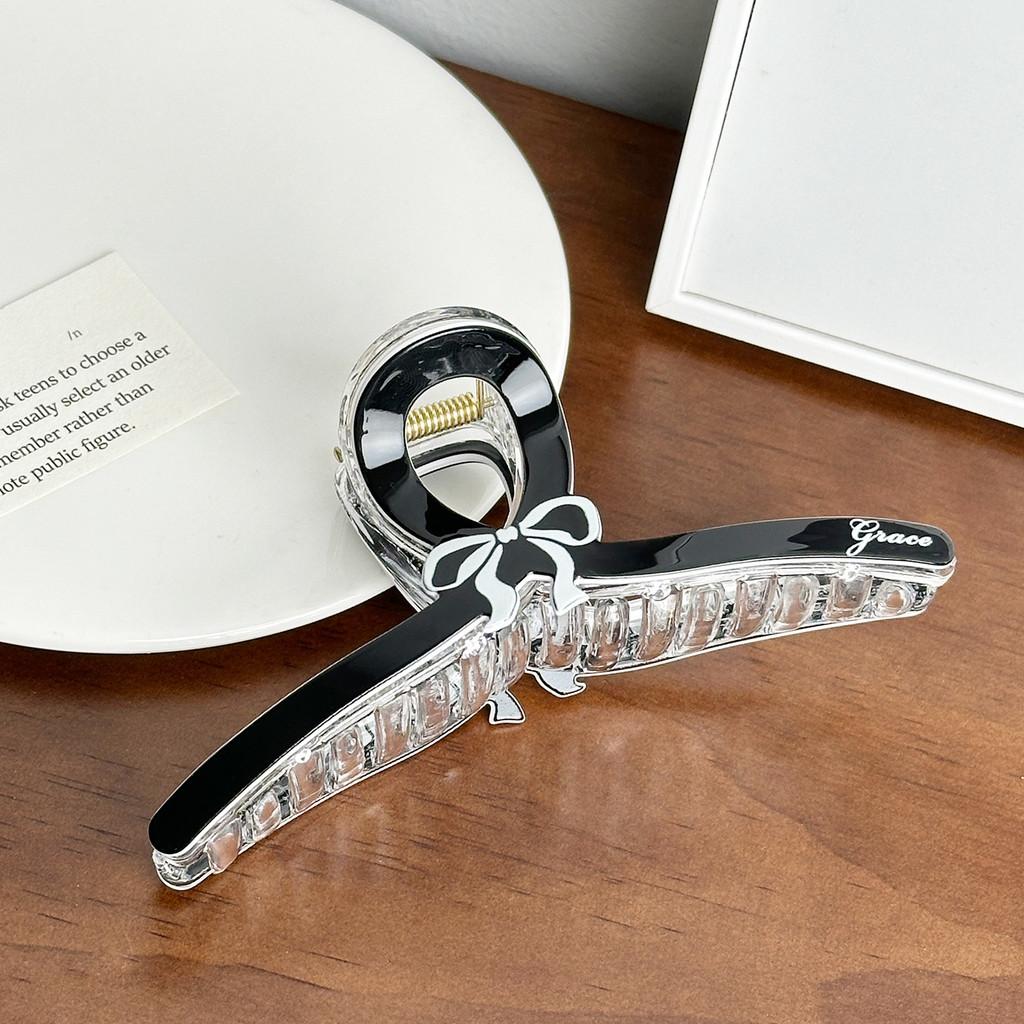 Elegante Haarspange mit Schleife im koreanischen Stil mit hochwertiger Haptik für stilvolle Damen-Accessoires