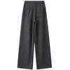 Women's Wool Blend Straight-Leg Casual Pants