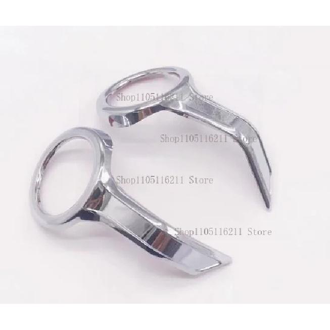 For Honda Gold Wing GL 1800 Goldwing Tour 2018- Motorcycle Accessories Chrome Fog Light Trim Rings ABS Plastic