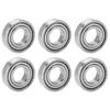10Pcs Ball Bearing Stainless Steel with 17mm Inner Diameter Rollers Replacement for Machine