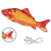 Kids Electric Pet Electric Floppy Fish Toy Toddler Interactive Soft Plush Toy Animal Model Cognitive Interactive Gift for Baby