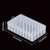 42 Roll Transparent Pp Plastic Embroidery Sewing Set Storage Box Portable Large Capacity Sewing Thread Storage Case