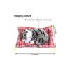 Adorable And Soft Plush Stuffed Toy Cute Sleeping Cat With Realistic Sound For Kids