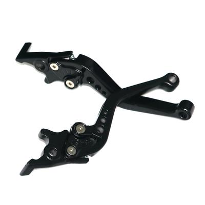 Manete de Freio Preto para Motocicleta Ciclomotor Scooter Bicicleta Elétrica Peças de Modificação Dianteiro Traseiro Freio a Disco para Yamaha Honda