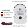 52mm Fuel Level Gauge 0-90ohm Meter 8 Color BackLight for Oil Tank Level Float Sensor 0-90 ohm Car Boat Marine Yacht 12V
