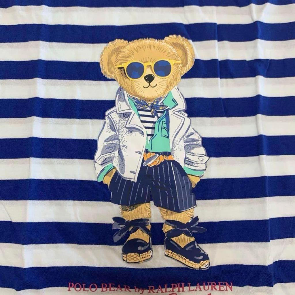 Used [New] Ralph Lauren Polo Bear T-shirt Sunglasses Striped 160