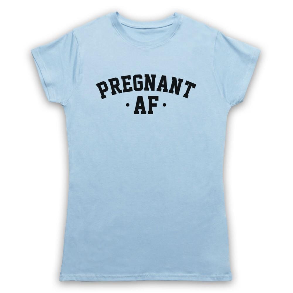 

Беременна Аф Смешной Слоган Беременности Новый Ребенок Для Беременных Мужская и Женская Футболка 4XL