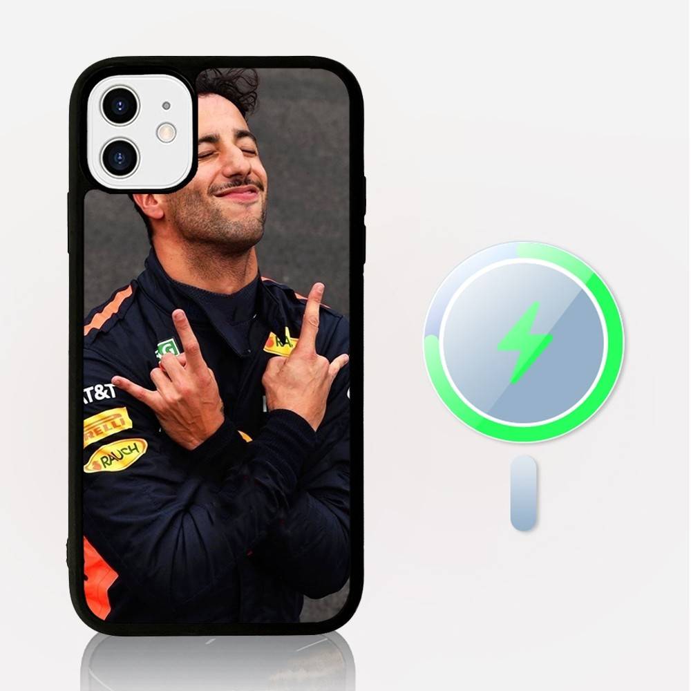 D-Daniel R-Ricciardo 3 Phone Case Magnetic Case For IPhone 17 16 14 13 12 11 15 Pro Max Plus For Magsafe Wireless Charge Cover