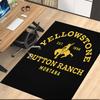 Yellowstone Printed Carpetrugfor Office Chair Living Room Bedroom Kitchen Room Decor Gifts