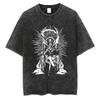New Arrival Mens Clothe Tee Shirt TShirts Men Tshirt for Men Ropa Hombre Vintage Washed Death Note Anime Graphic Printing