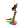 Frosch Regenbogen Wasserhahn Ornament Harz Garten Dekorative Tier Regenbogen Wasserhahn Statue Handwerk für Außenbereich
