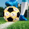 Fußball Bunt Maschinengenäht PVC Größe 5 Teamtraining Wettkampfbereit Langlebig Hoher Rückprall Cooles Sportgeschenk