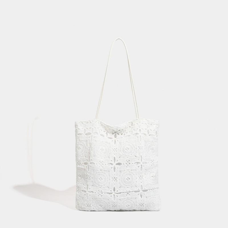 

Underarm Bag Niche High-end Velvet On Both Sides Large Capacity Lazy Style Shoulder Fairy белый