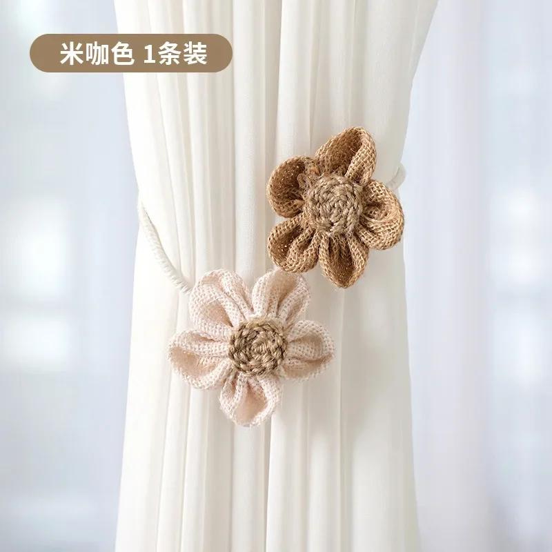 Blumen Vorhang Magnetische Bindeseile Raffhalter Schnallenclips Zubehör Stangen Accessoires Hakenhalter Heimdekorationen