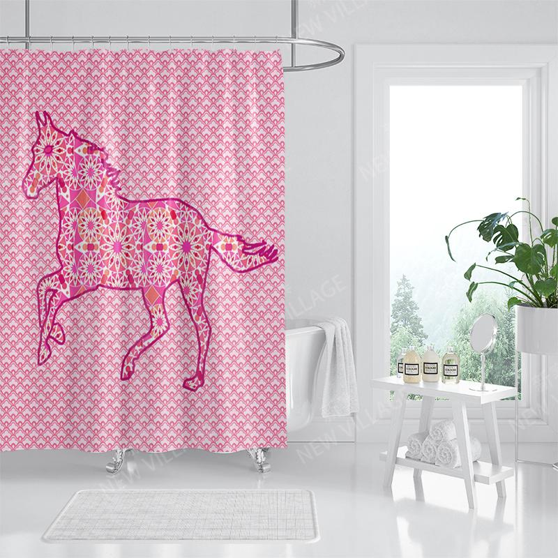 Mandala Waterproof Fabric Shower Curtains Bathroom Curtain Accessories Bath Curtain 180x200cm 240*200cm Boho Decoration Vintage