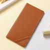 Porte-cartes universel à fentes multiples Couleur unie Cuir PU Étui pour cartes de visite Pochette d'identité Hommes Femmes