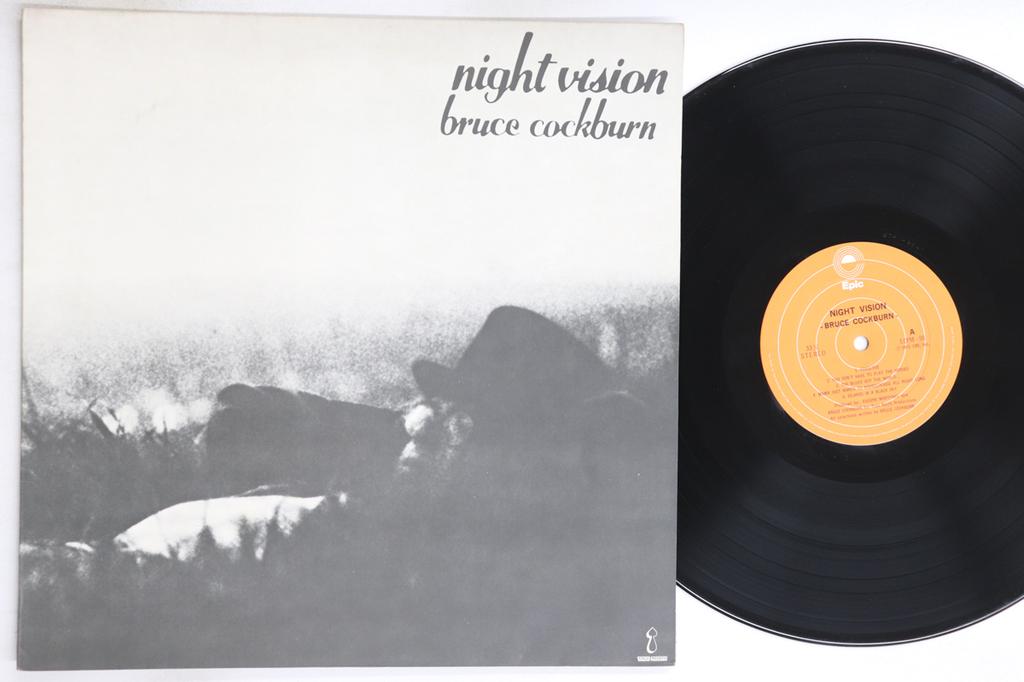 LP Record BRUCE COCKBURN - Night Vision ECPM98 EPIC 1973 Japan Rock Used