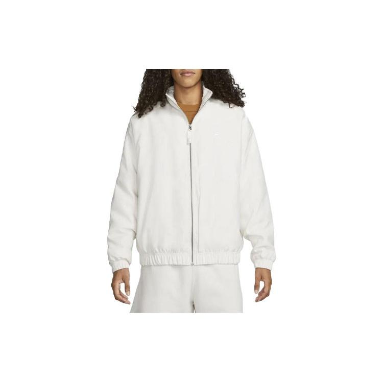 Nike Swoosh Satin Bomber Jacket Asia Sizing Phantom White Men s DN1267-030 S