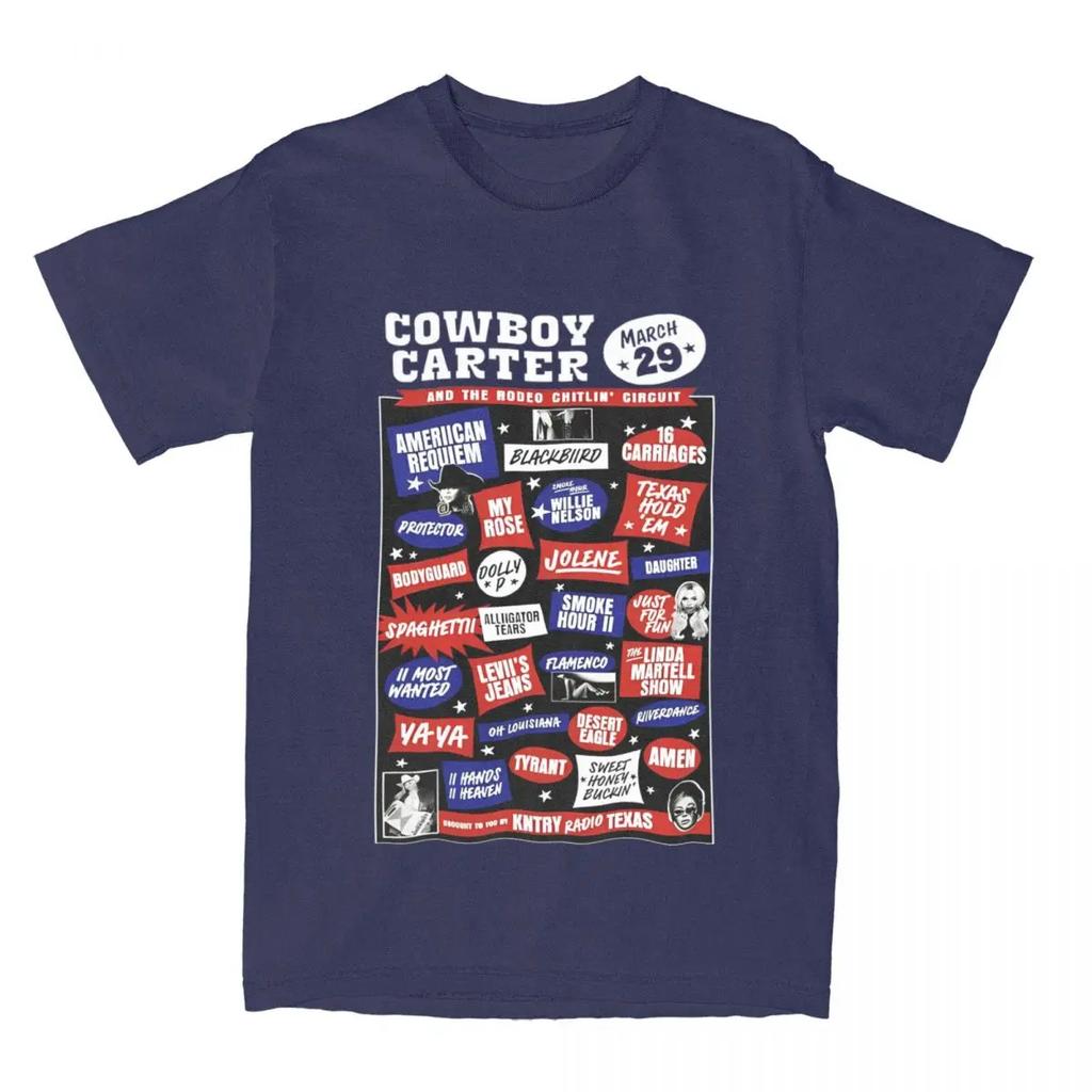 Cowboy Carter Beyonce Men Women's T Shirt The Rodeo Chitlin Circuit Outfit Fashion Tee Shirt T-Shirt  Summer Clothing