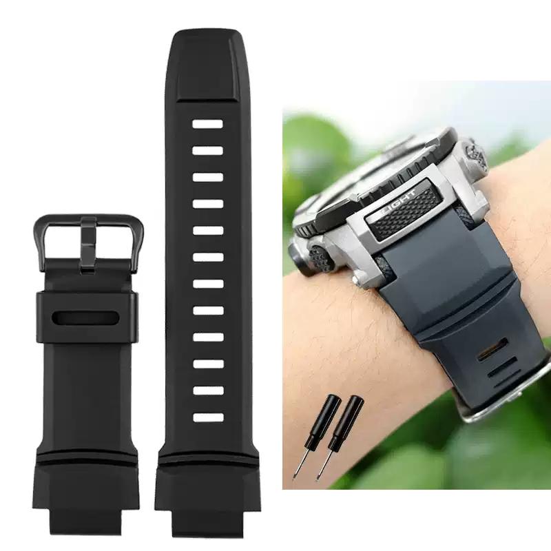 Neues Silikon-Uhrenarmband für Casio G-shock Armband Protrek PRG-500 510 550 280 250 PRG-260 270 500 PRW-3500 2500 5100 Band