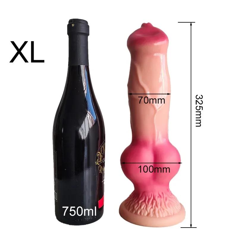 Huge Alien Dick Animal Penis Dog Whip Men and Women With Oversized Anal Plug Masturbation Sex Toys Sex Toys Adult Products