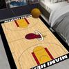 Vibrant Basketball Court Style Floor Mat Living Room Bedroom Home Non Slip Floor Mat Living Room Decoration Washable Carpet