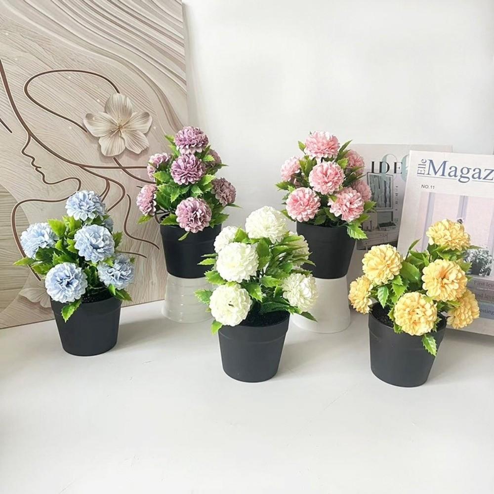 DIY Artificial Flowers Multi-color Home Decor Simulation Silk Peony Ornaments Fake Flowers Bouquet Hotel Decoration