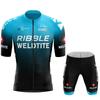 Nuovo Set Maglia da Ciclismo Estiva Traspirante Pro Team Abbigliamento Ciclismo Maglie Bici da Strada Completo Pantaloncini con Bretelle MTB Maglia Culotte