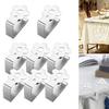 8pcs Stainless Flower Tablecloth Clip Wedding Picnic Table Cover Clip Anti-Slip Tablecloth Clips Heavy Duty Tablecloth Clips