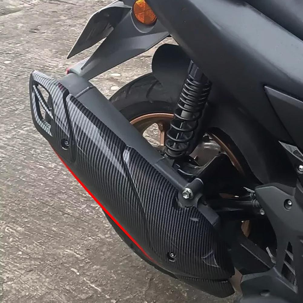 1Pc New Style Motorcycle Exhaust Pipe Anti-Scalding Cover Modified Exhaust System Protective Cover for Yamaha NMAX155 2020