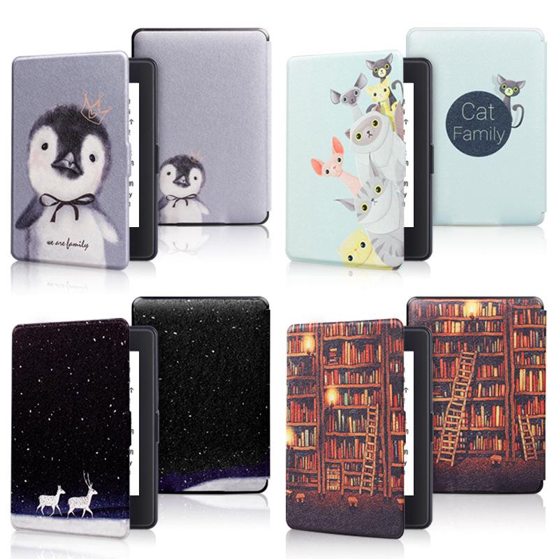 Handheld Protective Case for Kindle Paperwhite 3/2 – Slim Painted Shell with Hand Holder