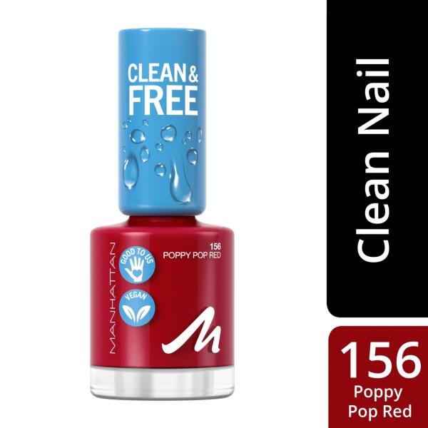 MANHATTAN Manhattan Clean & Free Nail Polish 156 8ml