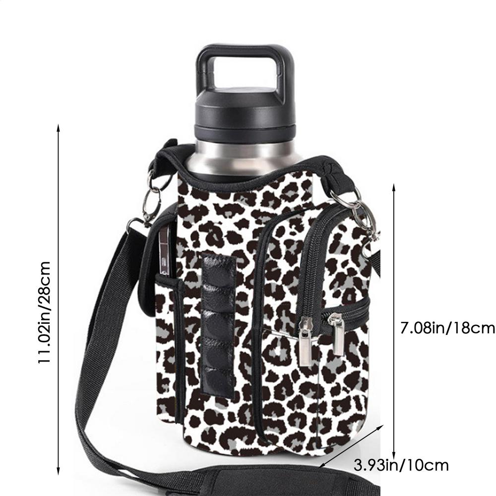 1pcs Magnetic Gym Water Bottle Bag Built-in Magnet For Easy Attachment To Metal Surface Sports Magnetic Phone Storage Pouch