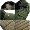 Men's Winter Army Green Thickened Cotton Overcoat