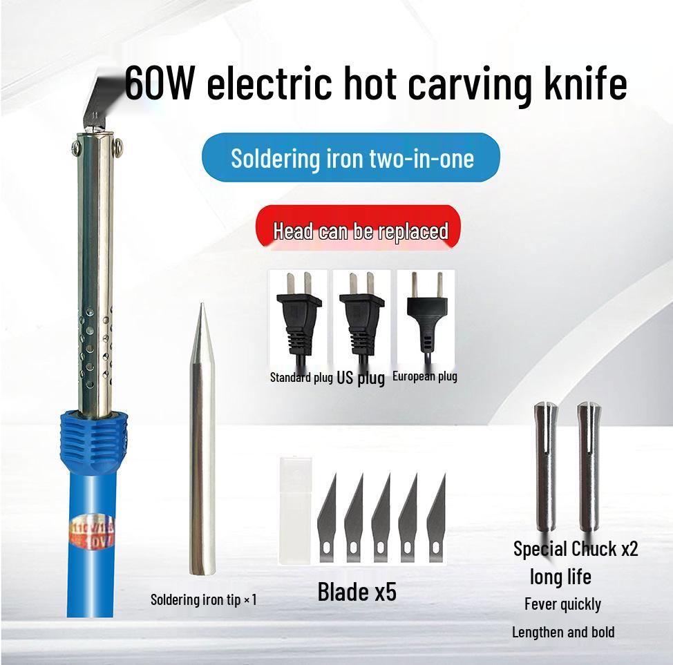 Electric Soldering Iron & Engraving Knife Tool for Gardening and Household Use